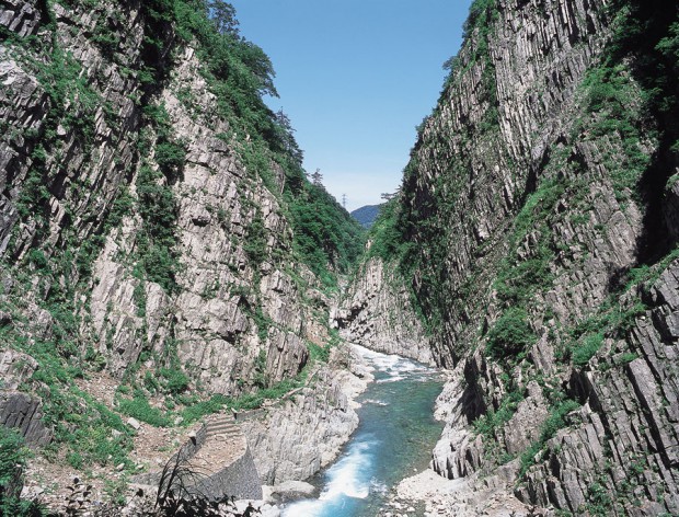 日本三大渓谷の一つ清津峡